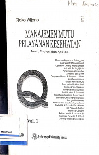 Manajemen Mutu Pelayanan Kesehatan