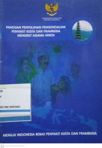 Panduan Penyuluhan Pengendalian Penyakit Kusta dan Frambusia Menurut Agama Hindu