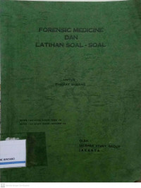 Forensic Medicine dan Latihan Soal-soal