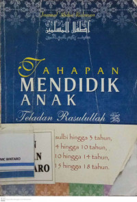 Tahapan Mendidik Anak: Teladan Rasulullah