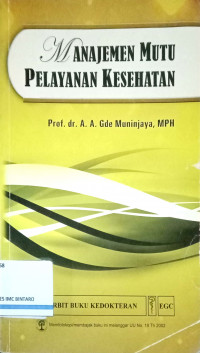 Manajemen Mutu Pelayanan Kesehatan