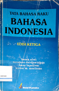 Tata Bahasa Baku Bahasa Indonesia