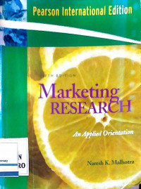 Marketing Research: An Applied Orientation