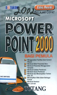 Microsoft power point 2000