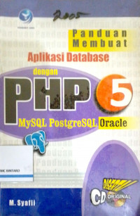 Aplikasi database dengan PHP 5