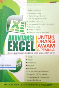 Akuntansi Excel untuk orang awam & pemula