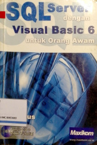 SQL Server dengan visual basic 6 untuk orang awam