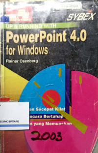 Up & Running with powerpoint 4.0 for windows