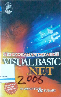 Pemrograman Database Visual Basic .Net