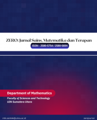 Zero : jurnal sains matematika dan terapan vol 7, no. 2