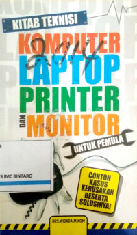 Kitab teknisi komputer laptop printer dan monitor