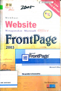 Membuat Website menggunakan microsoft office frontpage