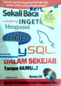 Sekali baca langsung inget menguasai PHP MYSQL