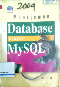 Manajemen databse dengan MYSQL