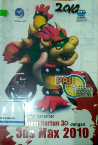 Modeling karakter Animasi Kartun 3D deangan 3ds Max 2010