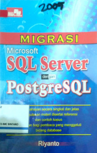 Migrasi Microsoft SQL Server dengan Postgre SQL