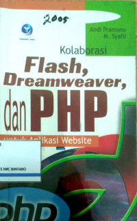 Kolaborasi Flash Dreamweaver dan PHP Untuk aplikasi web site