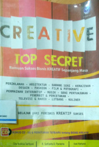 Creative top secret Ramuan sukses bisnis krative sepanjang masa