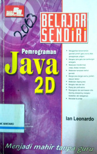 Belajar sendiri Pemrograman Java 2D