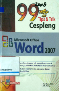 99 Tips & Trik Cespleng Microsoft Office Word 2007