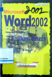 Microsoft Word 2002 dalam aplikasi bisnis