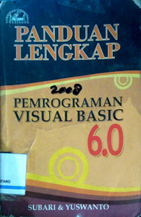 Panduan lengkap Pemrograman Visual Basic 6.0