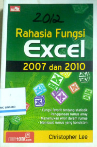 Rahasia fungsi Excel 2007 dan 2010