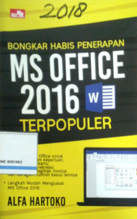 Bongkar habis penerapan ms office 2016 terpopuler