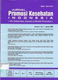 Jurnal promosi kesehatan Indonesia