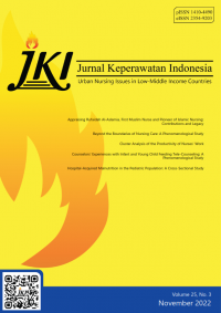 [E-JOURNAL] Jurnal Keperawatan Indonesia