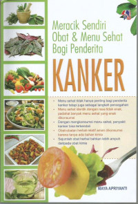 Meracik sendiri obat dan menu sehat bagi penderita kanker