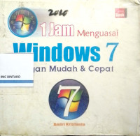 1 Jam menguasai Windows 7 dengan mudah dan cepet