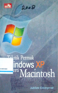 Teknik Permak Windows XP  seperti Macintosh