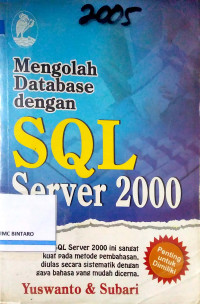 Mengolah Database dengan SQL Server 2000