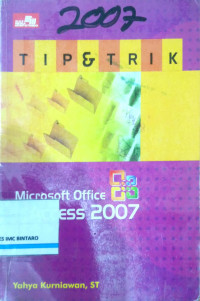 Tip & Trik Microsoft Office Access 2007
