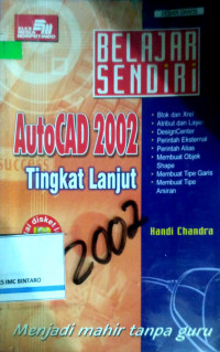 AutoCad 2002 tingkat lanjut